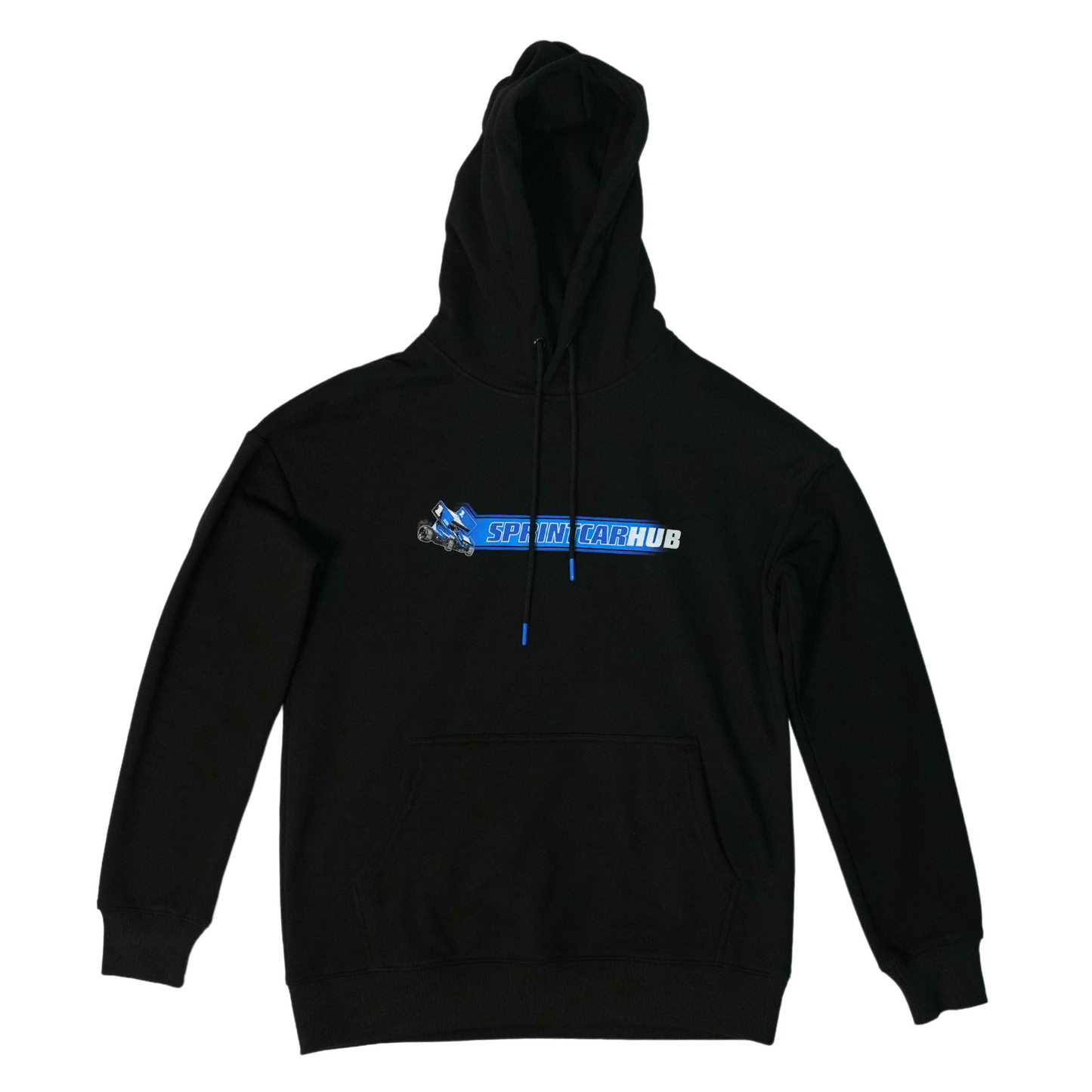 TRACK Hoodie - BLACK/BLUE