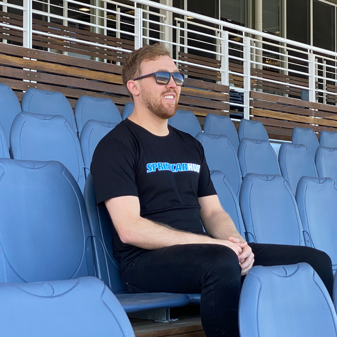 Original Sprint Car Hub T-shirt BLACK