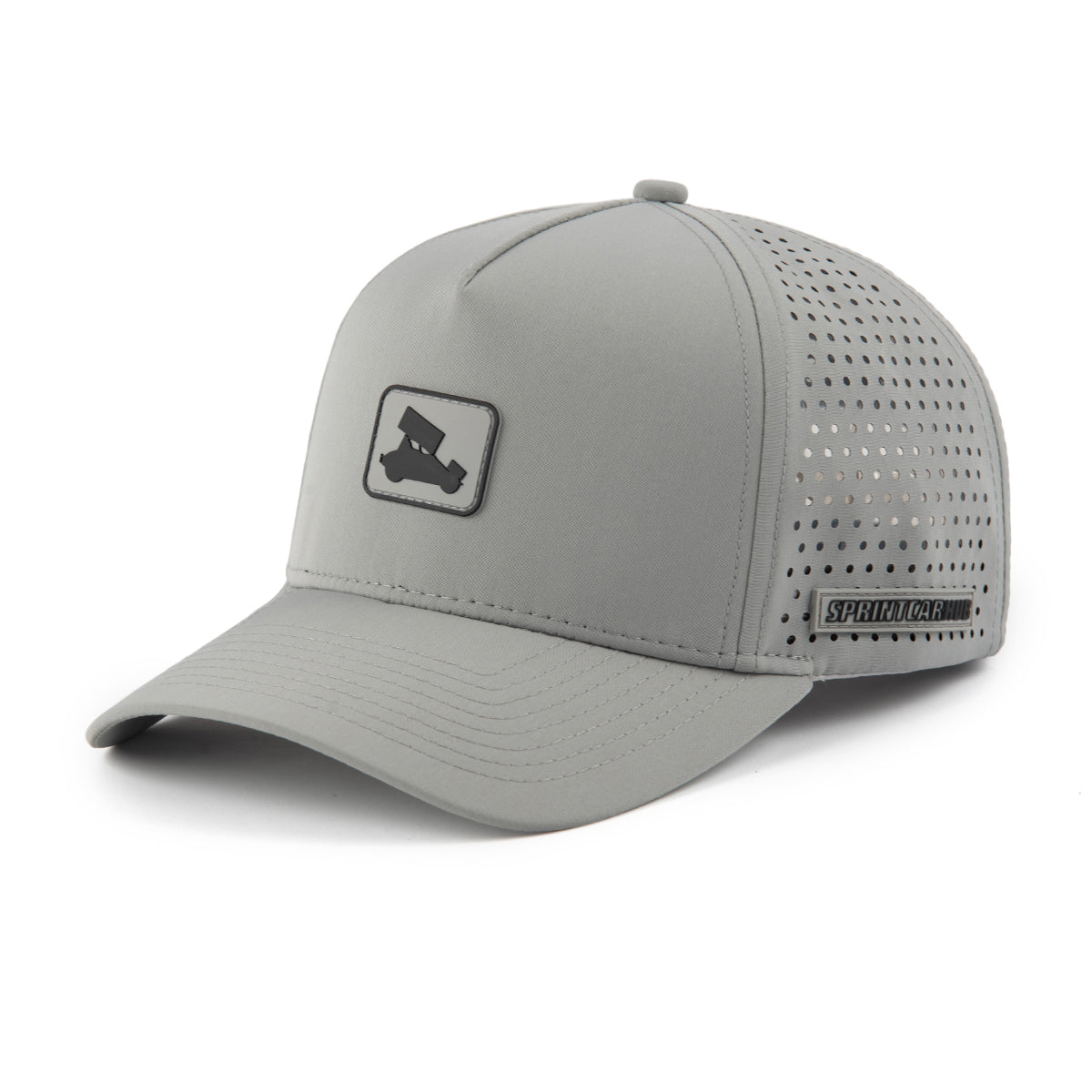 Sprint Car Hub EMBLEM Snapback - LIGHT GREY