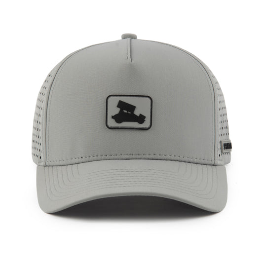 Sprint Car Hub EMBLEM Snapback - LIGHT GREY