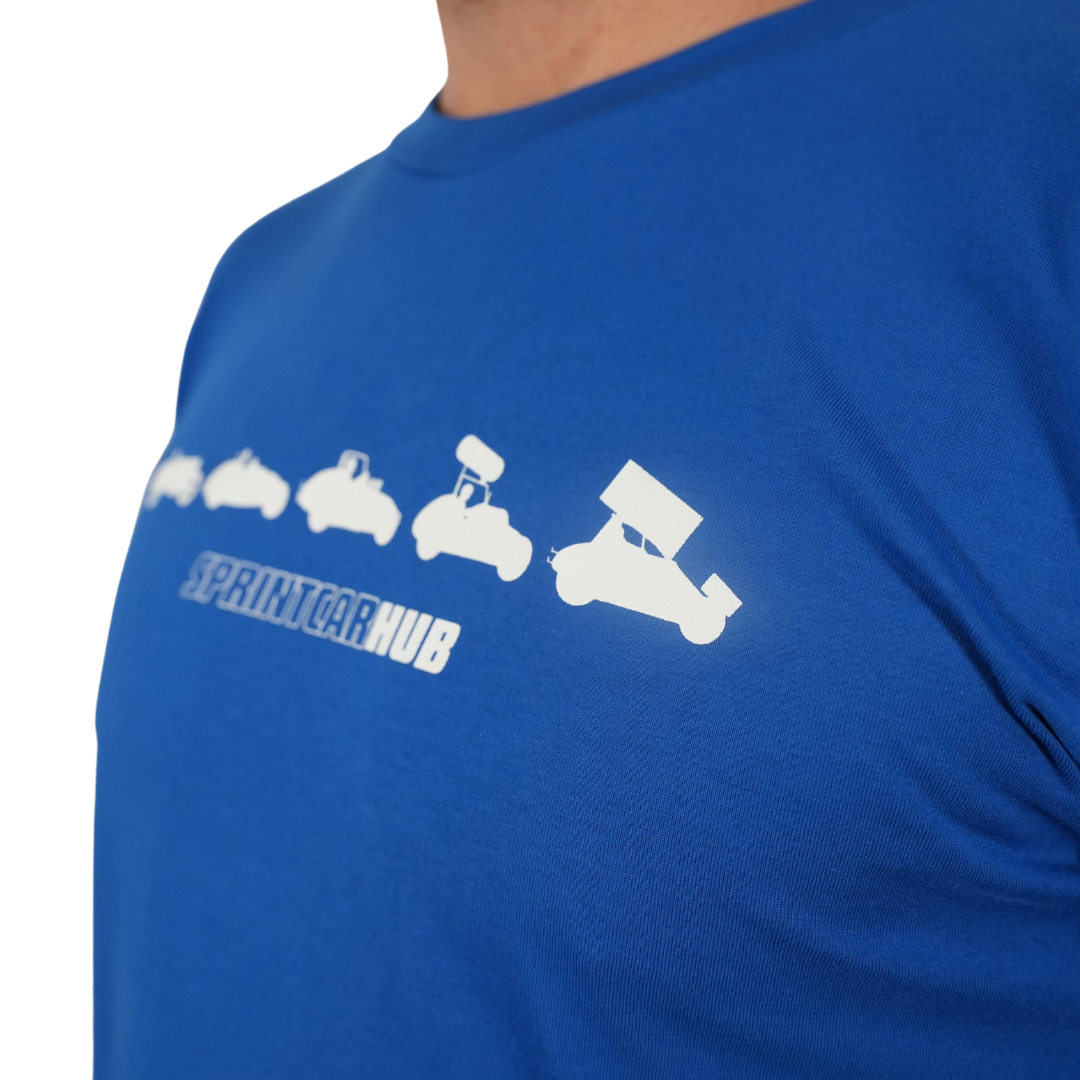 SPRINT CAR EVOLUTION T-shirt BLUE