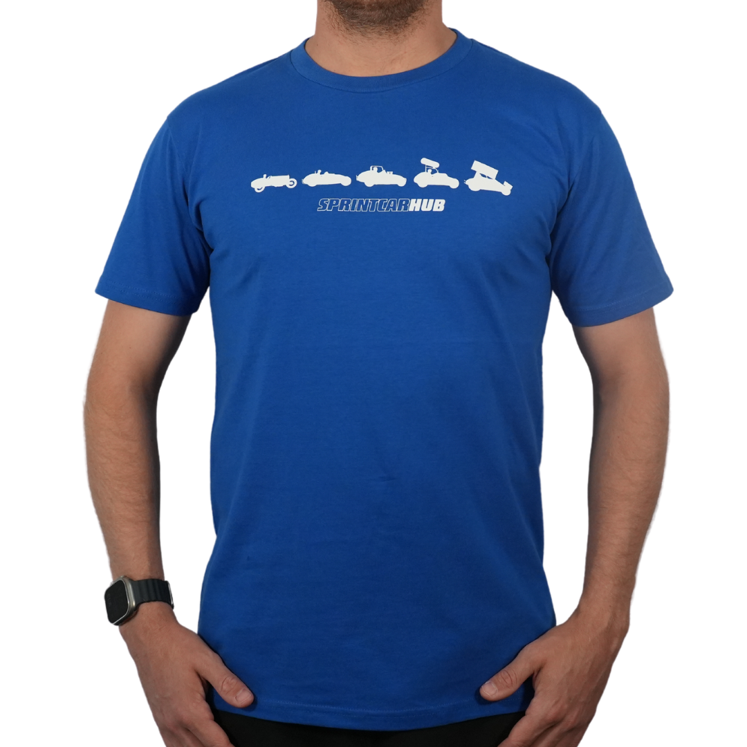 SPRINT CAR EVOLUTION T-shirt BLUE